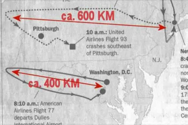 mappa delle distanze di allontanamento dai bersagli