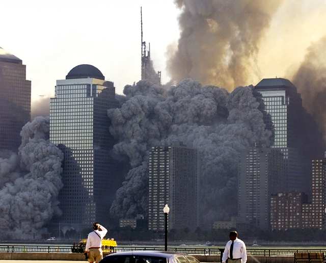 una delle guglie temporanee del WTC