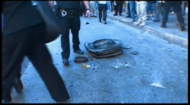 frammento di motore al WTC