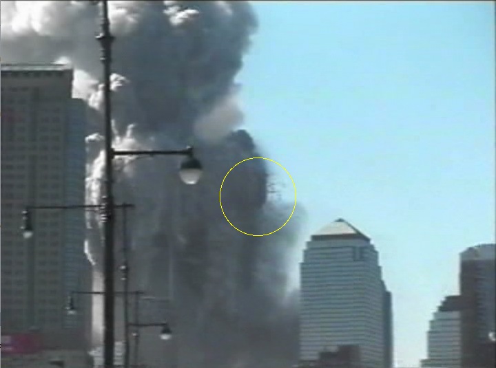 crollo torre nord - espansione detriti