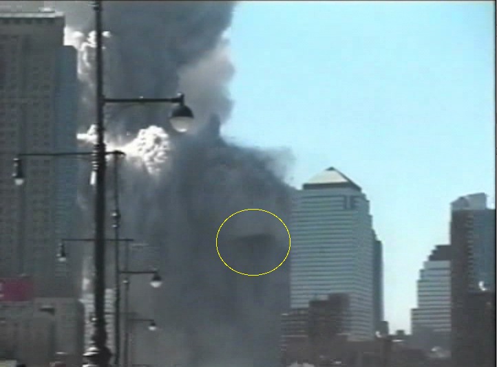 crollo torre nord - espansione detriti