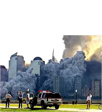 immagini della torre prima e dopo il crollo