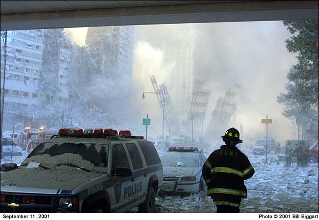 foto del WTC3 devastato