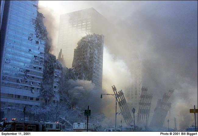 foto del WTC3 devastato