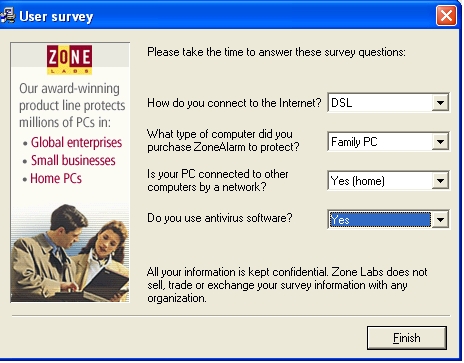 [schermata di sondaggio]