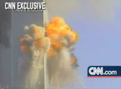 [volto nelle immagini della CNN al WTC]