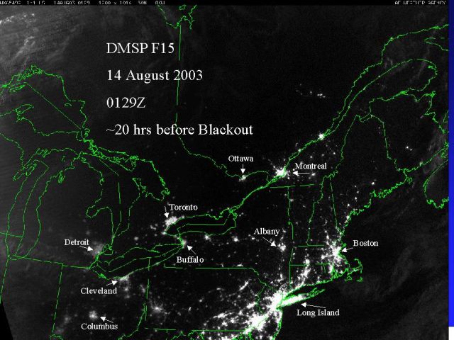 [20 ore prima del blackout USA]