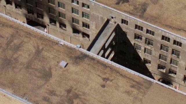 vista dall'alto del Pentagono