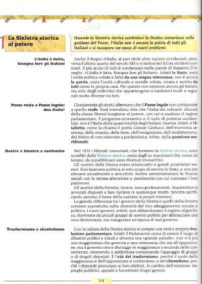 [scansione della pagina del libro di scuola]