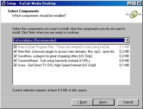 primo spyware in kazaa