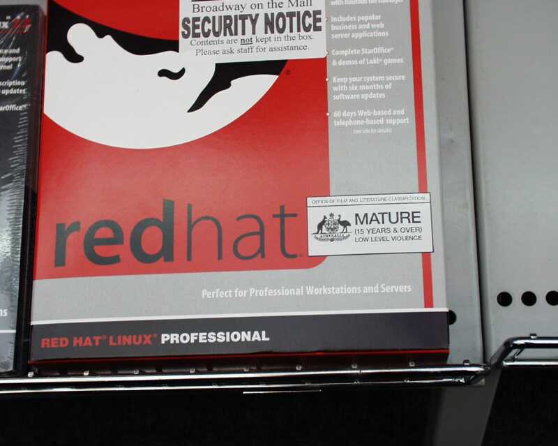 scatola Red Hat