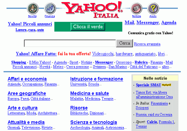 yahoo italia
