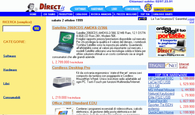 negozio online
