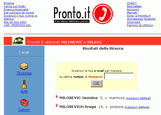 pronto italia